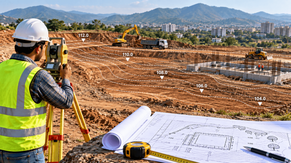 Contour Survey Before Construction: Land Levels & Earthwork